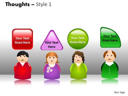 Thoughts style 1 ppt 4
