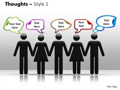 Thoughts style 1 ppt 5