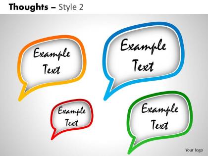 Thoughts style 2 ppt 1