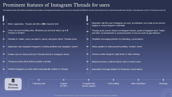Threads Vs Twitter Ultimate Battle Prominent Features Of Instagram Threads For Users AI SS