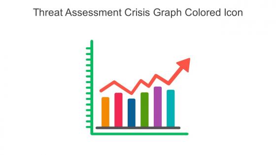 Threat Assessment Crisis Graph Colored Icon In Powerpoint Pptx Png And Editable Eps Format