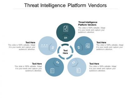 Threat intelligence platform vendors ppt powerpoint presentation file ideas cpb