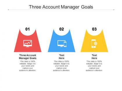 Three account manager goals ppt powerpoint presentation example 2015 cpb