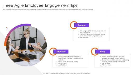 Three Agile Employee Engagement Tips