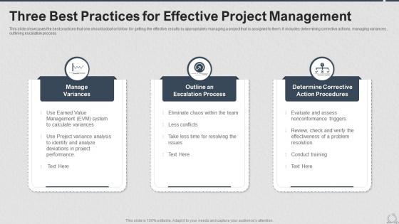 Three Best Practices For Effective Project Management