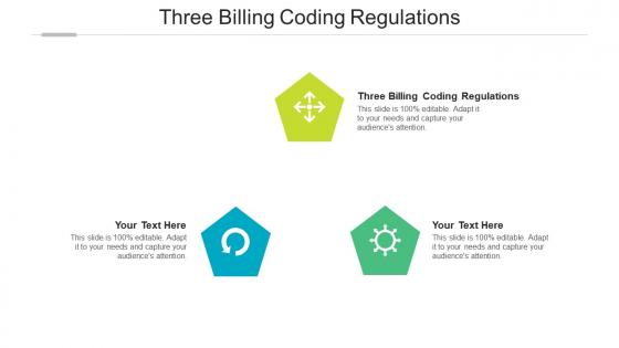 Three billing coding regulations ppt powerpoint presentation inspiration examples cpb