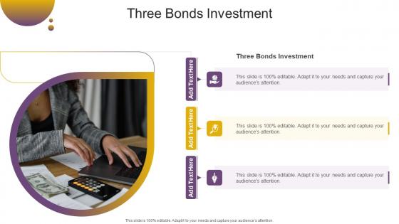 Three Bonds Investment In Powerpoint And Google Slides Cpb