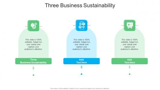Three Business Sustainability In Powerpoint And Google Slides Cpb