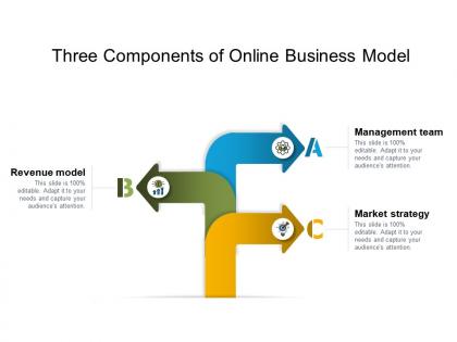 Three components of online business model