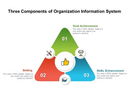 Three components of organization information system