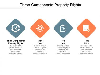 Three components property rights ppt powerpoint presentation ideas master slide cpb