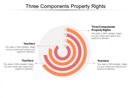 Three components property rights ppt powerpoint presentation show deck cpb