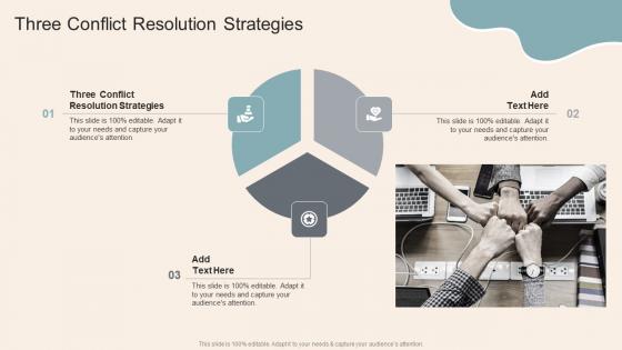 Three Conflict Resolution Strategies In Powerpoint And Google Slides Cpb