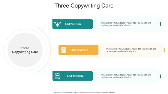Three Copywriting Care In Powerpoint And Google Slides Cpb