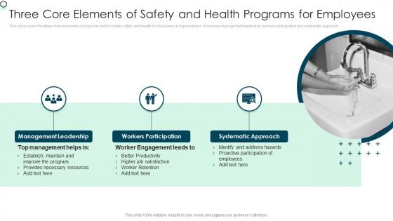 Three Core Elements Of Safety And Health Programs For Employees