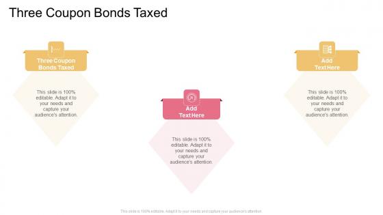 Three Coupon Bonds Taxed In Powerpoint And Google Slides Cpb