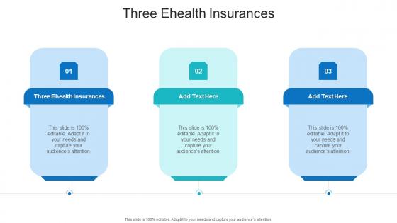 Three Ehealth Insurances In Powerpoint And Google Slides Cpb