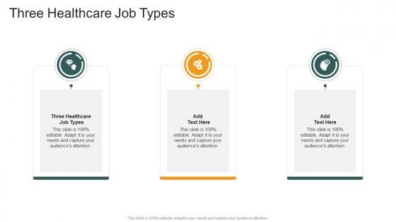 Three Healthcare Job Types In Powerpoint And Google Slides Cpb