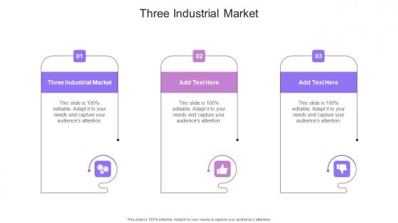 Three Industrial Market In Powerpoint And Google Slides Cpb