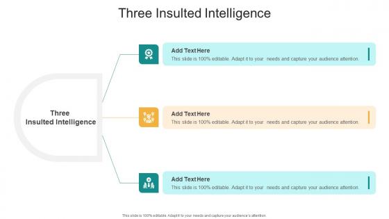 Three Insulted Intelligence In Powerpoint And Google Slides Cpb