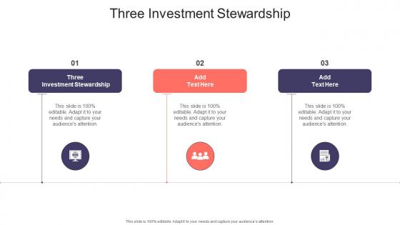 Three Investment Stewardship In Powerpoint And Google Slides Cpb