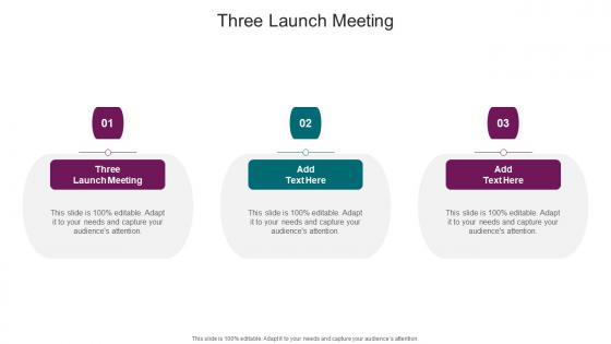 Three Launch Meeting In Powerpoint And Google Slides Cpb