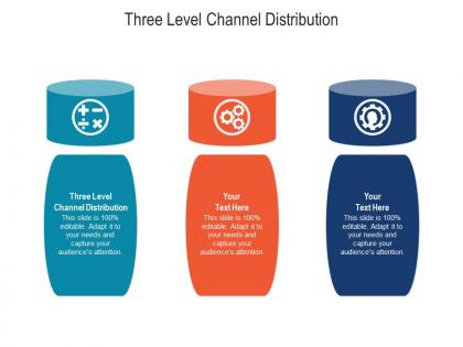 Three level channel distribution ppt powerpoint presentation infographic template maker cpb