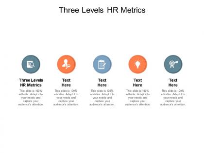 Three levels hr metrics ppt powerpoint presentation portfolio deck cpb