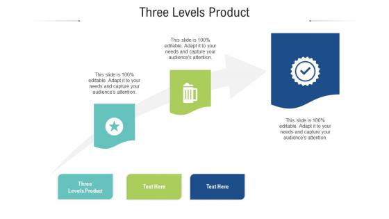 Three levels product ppt powerpoint presentation gallery microsoft cpb