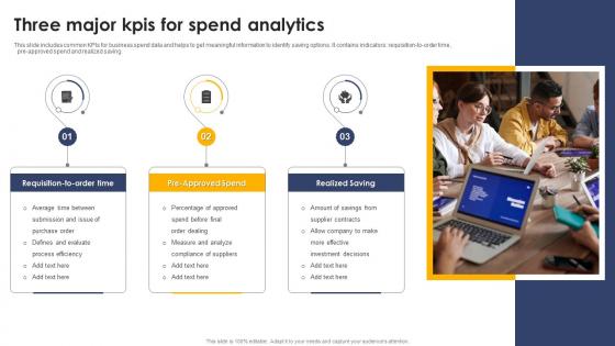 Three Major KPIS For Spend Analytics