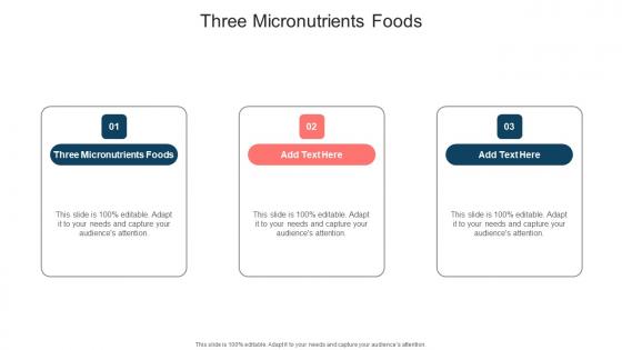 Three Micronutrients Foods In Powerpoint And Google Slides Cpb