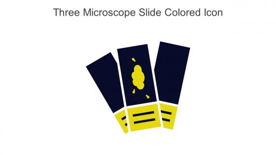 Three Microscope Slide Colored Icon In Powerpoint Pptx Png And Editable Eps Format
