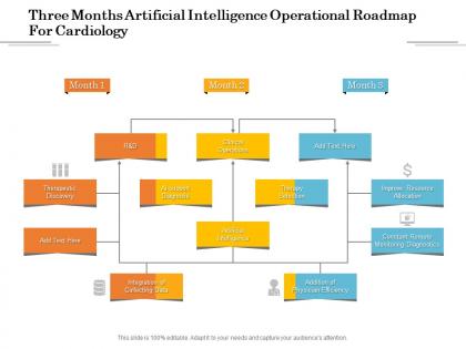 Three months artificial intelligence operational roadmap for cardiology