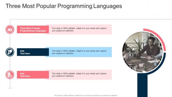Three Most Popular Programming Languages In Powerpoint And Google Slides Cpb