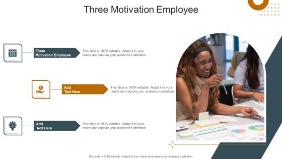 Three Motivation Employee In Powerpoint And Google Slides Cpb