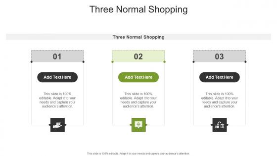 Three Normal Shopping In Powerpoint And Google Slides Cpb