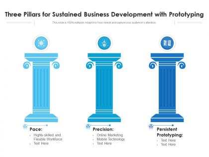 Three pillars for sustained business development with prototyping
