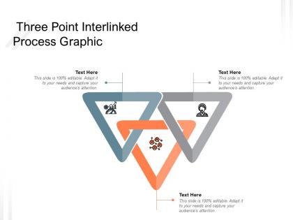 Three point interlinked process graphic