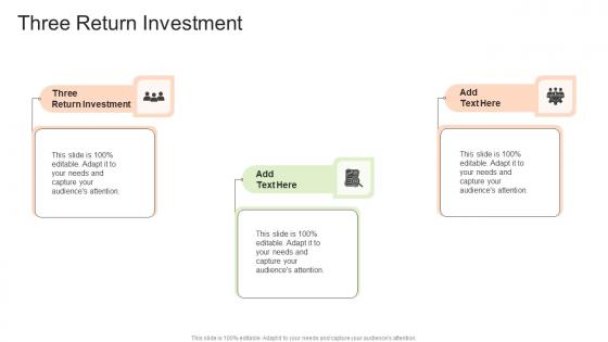 Three Return Investment In Powerpoint And Google Slides Cpb