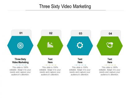Three sixty video marketing ppt powerpoint presentation file graphics cpb