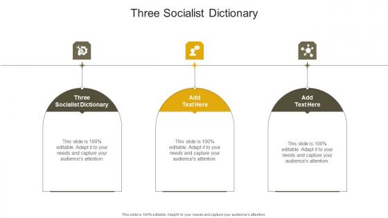Three Socialist Dictionary In Powerpoint And Google Slides Cpb
