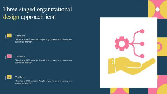 Three Staged Organizational Design Approach Icon