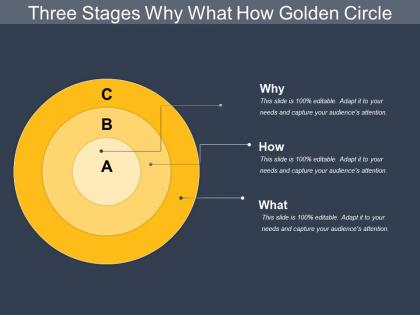 Three stages why what how golden circle