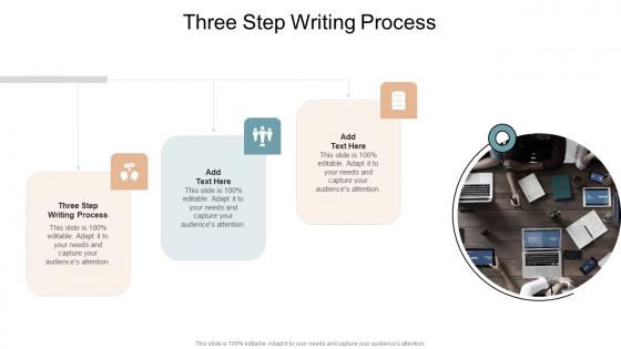 Three Step Writing Process In Powerpoint And Google Slides Cpb