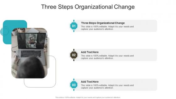Three Steps Organizational Change In Powerpoint And Google Slides Cpb