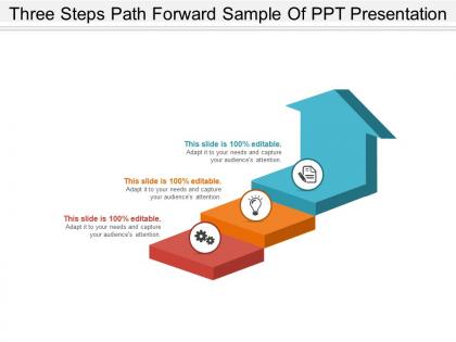 Three steps path forward sample of ppt presentation