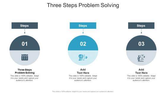 Three Steps Problem Solving In Powerpoint And Google Slides Cpb