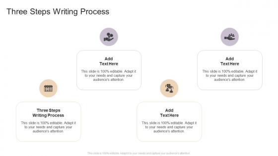 Three Steps Writing Process In Powerpoint And Google Slides Cpb