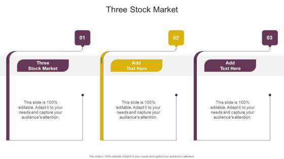 Three Stock Market In Powerpoint And Google Slides Cpb