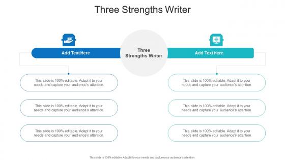 Three Strengths Writer In Powerpoint And Google Slides Cpb